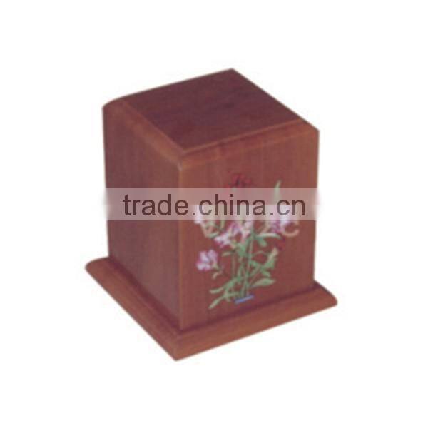 Beautiful Wholesale Wooden Urn in funeral supplier for audlt ashes
