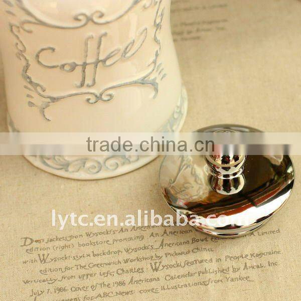 2015 fashion style European Ceramic Canister Set