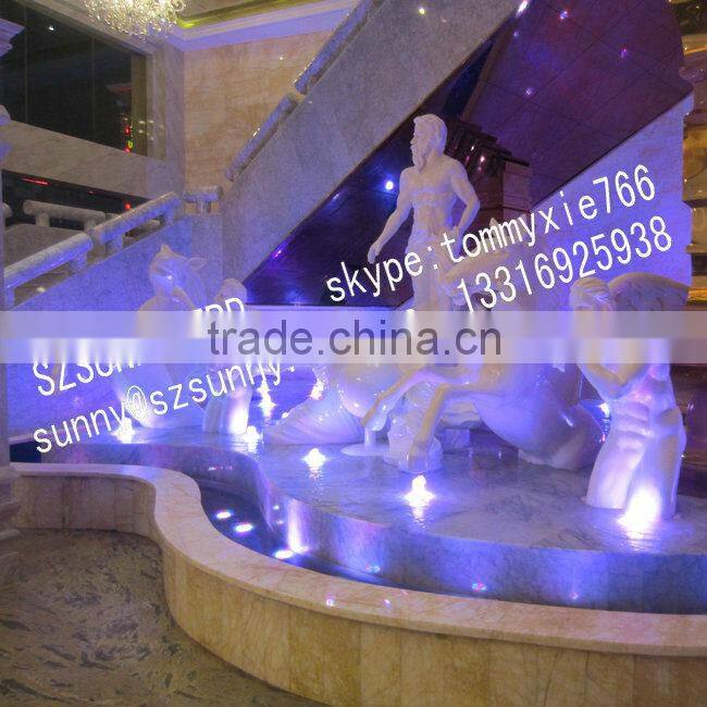 Fiberglass rider with horse character