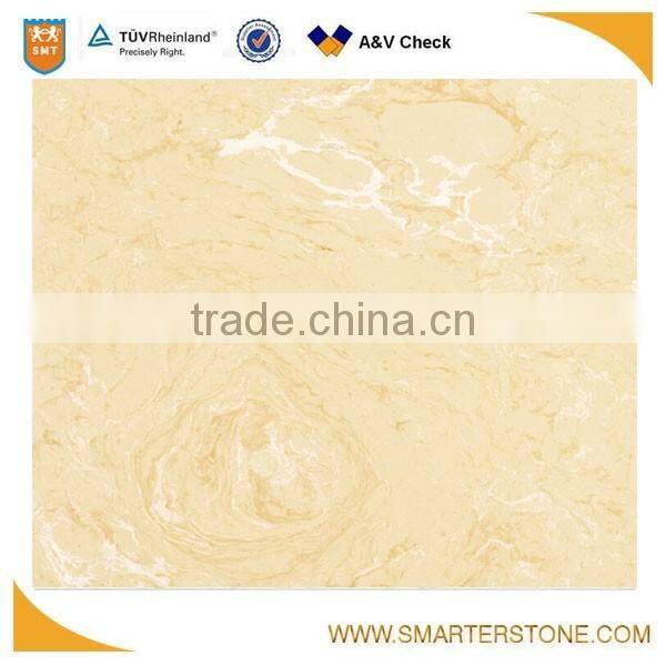 Hot selling yellow artifical marble for wall tiles