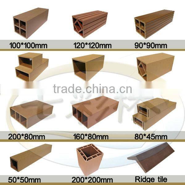 Hot sale and Factory price Engineered 150*150 mm wpc outdoor/indoor wpc handrail