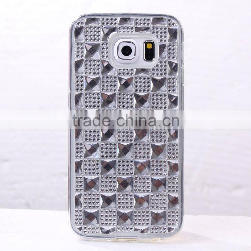 New products diamond phone case for Samsung s6/s6 edge