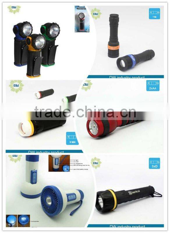 small cheap led plastic flashlight
