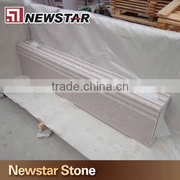 China G681 beige granite exterior stair design