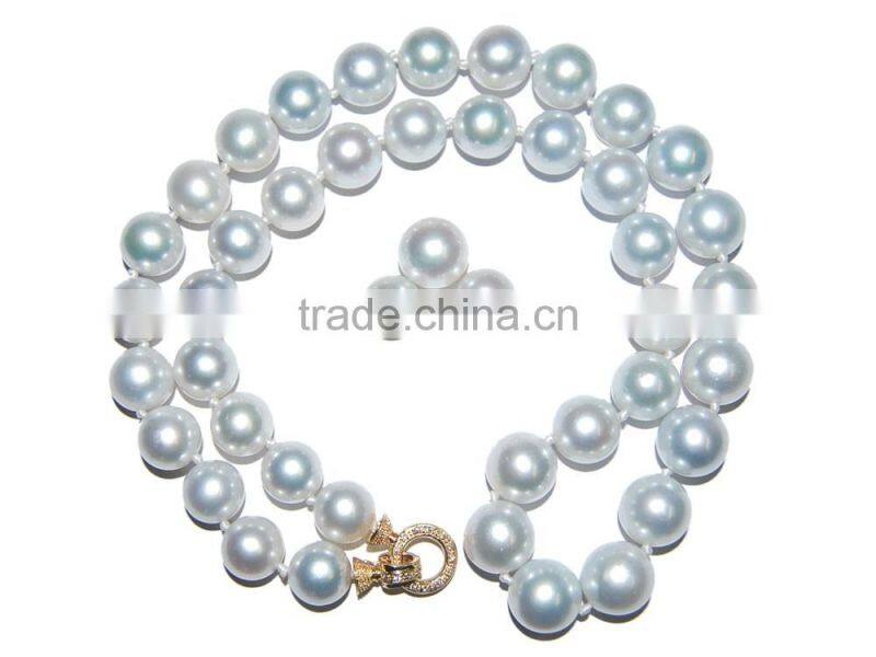 wholesale 11-12mm AA white south sea pearl strand