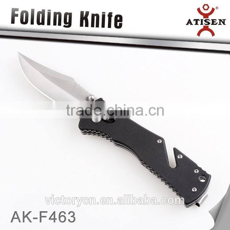 Hot Sale Hunting Folding Knife G10 Handle 3Cr13 Blade Tactical Camping Knives EDC Hand Tool