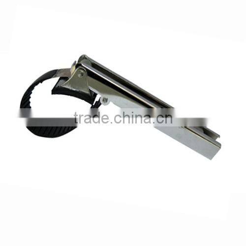 steel belt type Swivel Oil Filter Wrench Strap Wrench with rubber