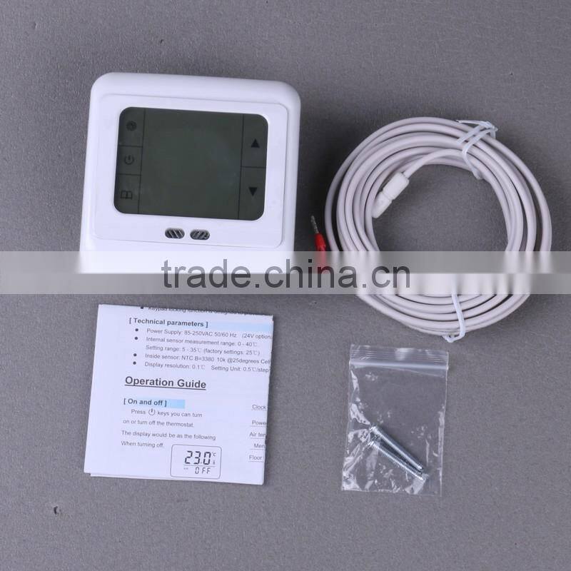 LCD Touch Screen Room Underfloor Thermostat SmartTemperature Controller