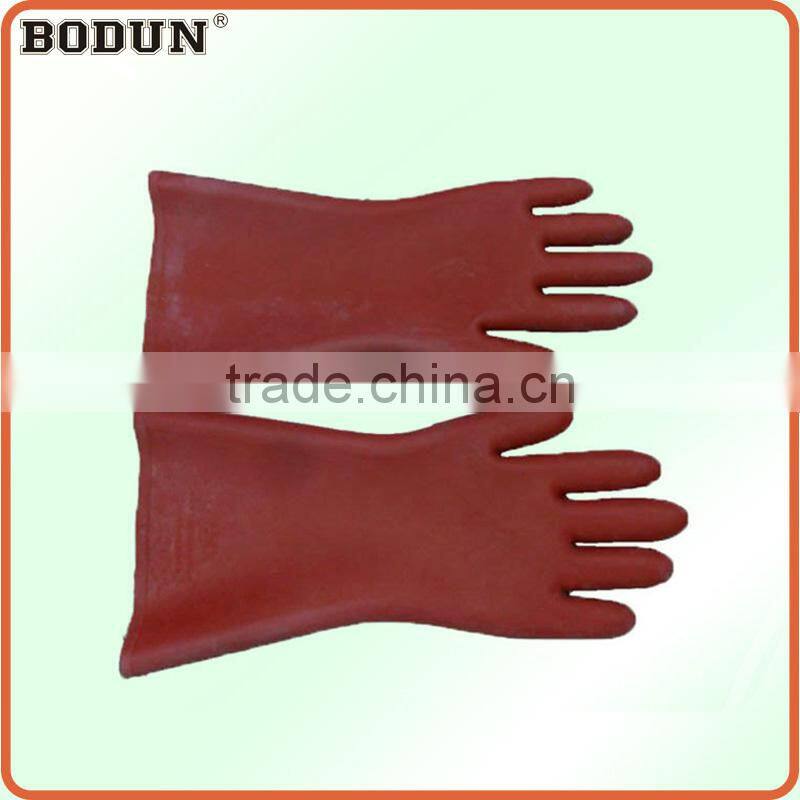 A3026 38cm red long Oil-proved industrial Glove