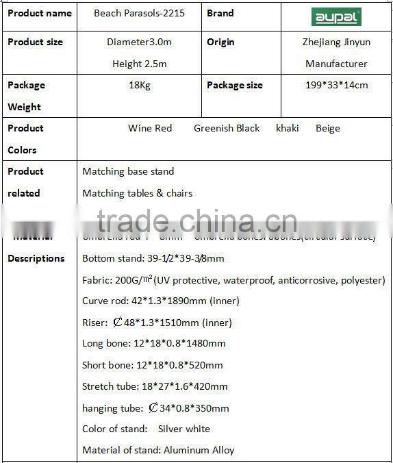 New design parasols umbrella sun protection