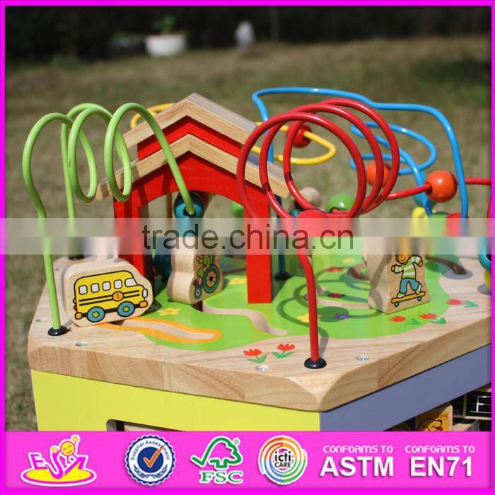 2016 Multi-function children wooden early education toy W12D047