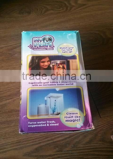 New fshion My Fun Fish Kid Self Cleaning Beta Aquarium Bowl Tank hot My Fun Fish Cleaning Tank