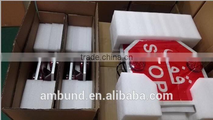 TS-A83-002 Arabic School Bus Stop Arm Sign