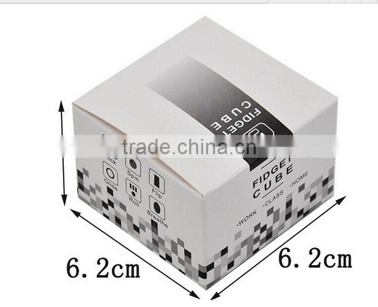 Fashion Stress Relief Figet Cube 36 Colors Figet Cube duire Pressure Dice Case original 6sides fidget cubes