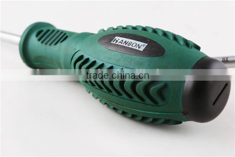 Industrial comfortable screwdriver of stainless steel