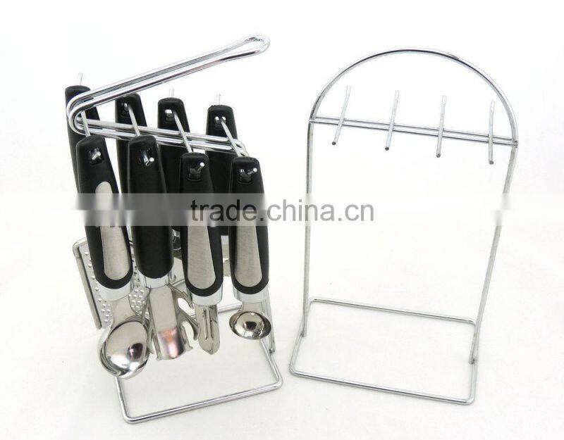 kitchen tools wire stand wire rack/ utensil display stand