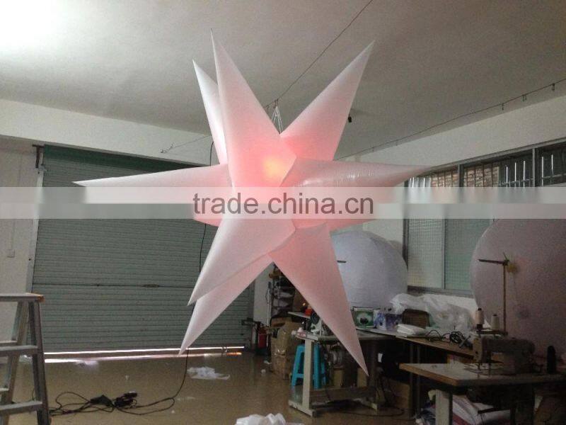 Led Stage Inflatable Lighting Star, Party Club Inflatable Wedding Decoration