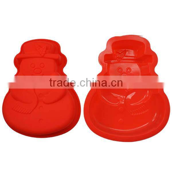 Christmas promotional gift food grade cake silicon model