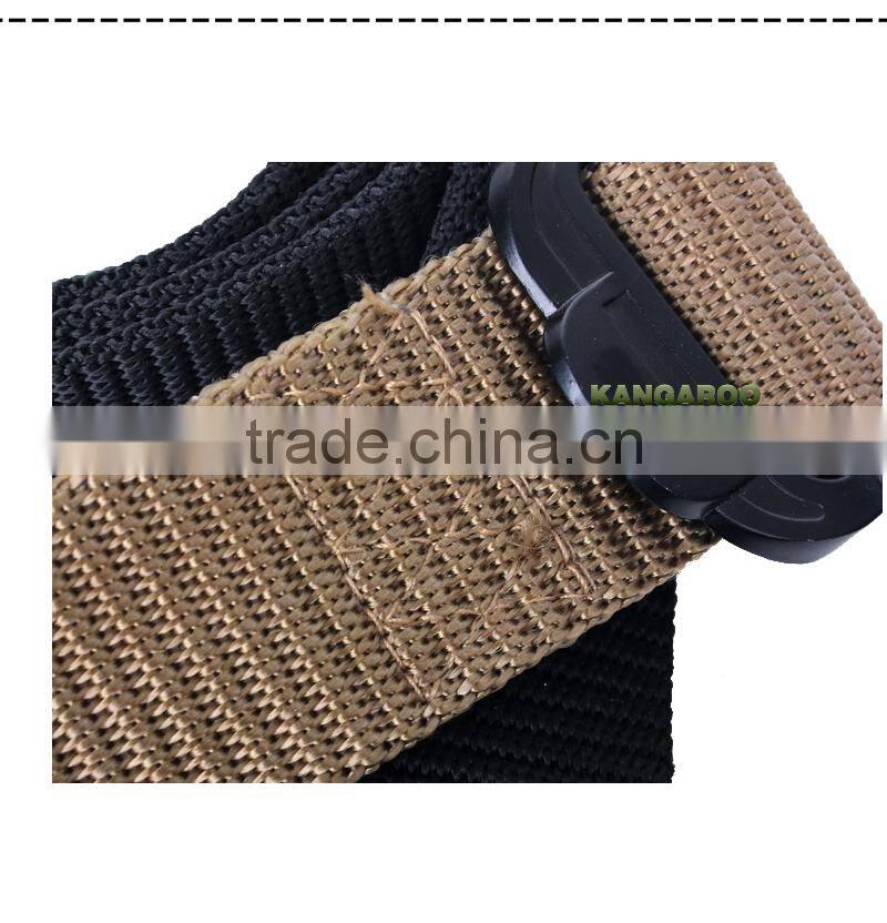 Fashion Tactical Waist Belt With Metal Belt Clip