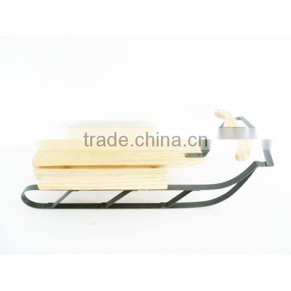 Sleigh simple style wholesale custom wood snow sled