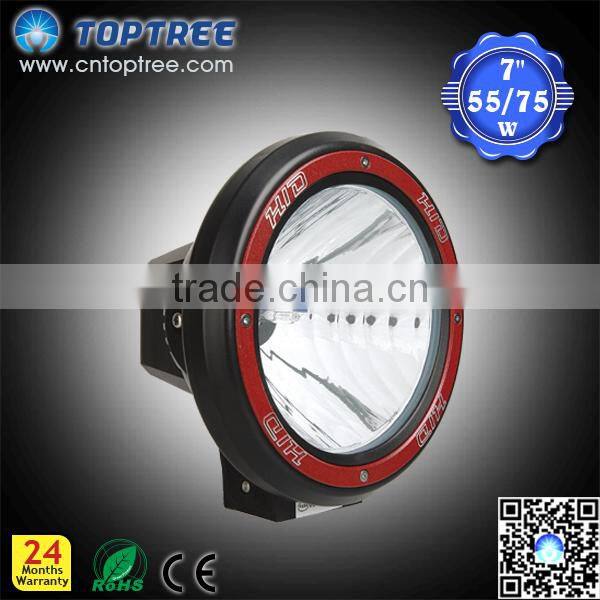 7inch 100w HID DRiving Spot Lights Off Road 4X4 12V Spot LED Head Light