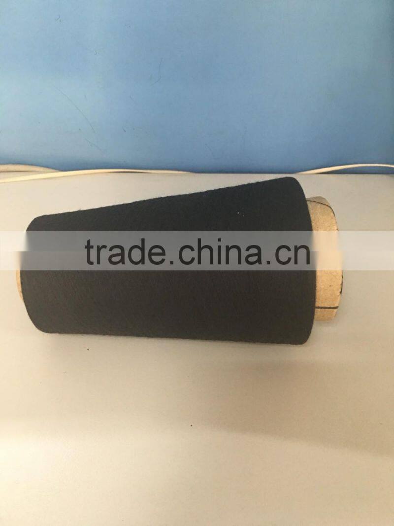 100% Polyester Spun Yarn (Close Virgin) Black 30s/1