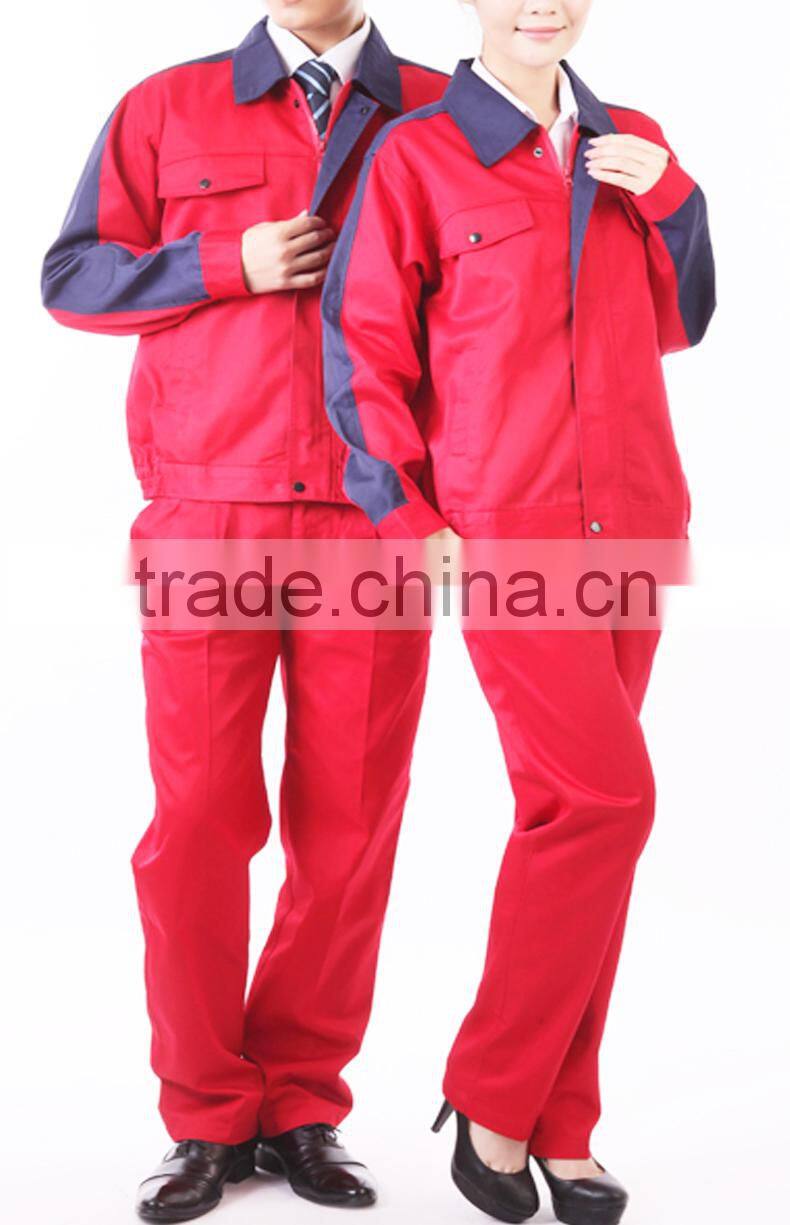 2016 OEM garage industrial unisex workwear factory uniform new design