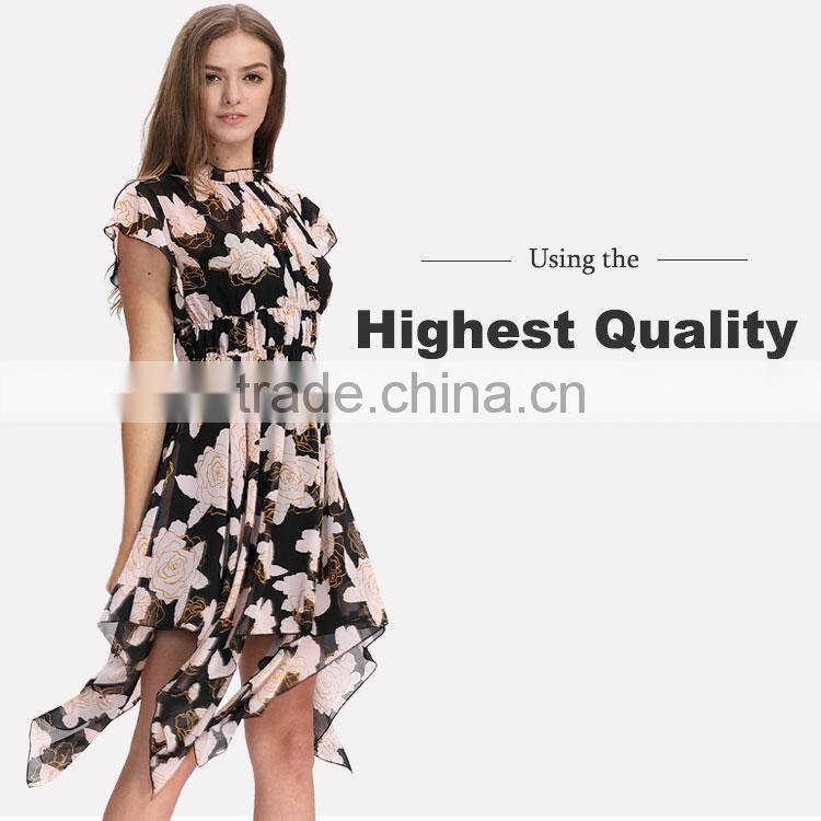 Latest womens wholesale summer boho Chiffon dress
