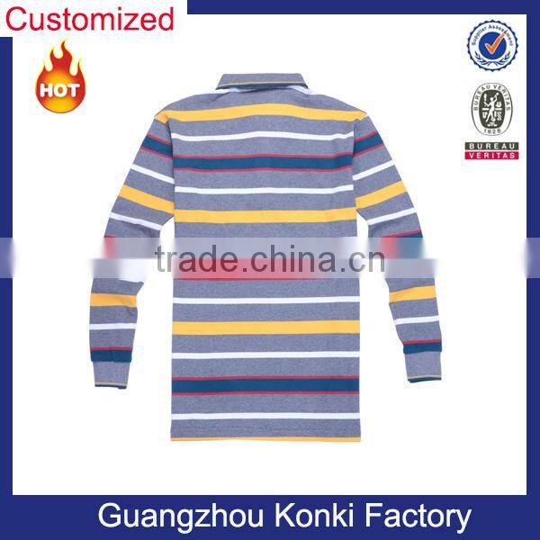 designer stripe polo t-shirts and long sleeve polo shirt