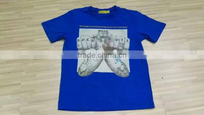 Garments stocklot cheap price comfortable boy's short sleeve t-shirts stock clearance sale