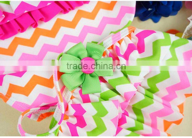 2pcs Latest Fashion Children's Swimwear Hot Sexy Photos Baby Girl Bikini Swimwear 2017