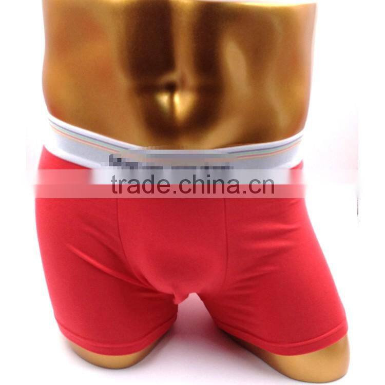 Custom Elastic Waistband Underwear Manufacture Embroidered Mens Underwear Boxers Print