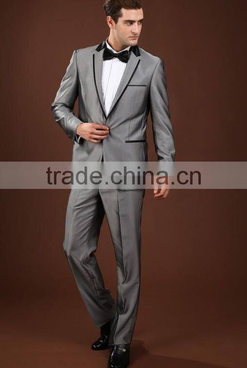 dark gray coat pant suits for men