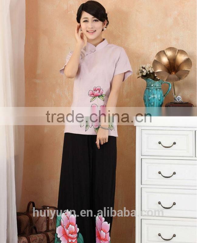 2014 newest woman hotel uniform design / working wear