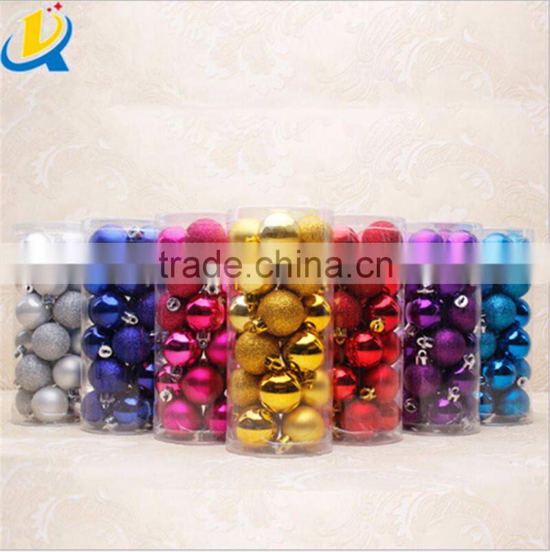 Promotion decoration Christmas tree colorful wholesale Christmas ball