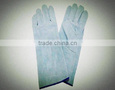cow split leather welding safety glove/safety working glove