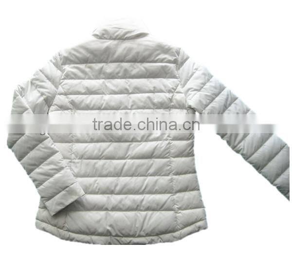 Warm white women padding new design girls coat