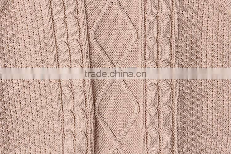 Fashionable solid color toddler knitted clothing kids cable sweater vest