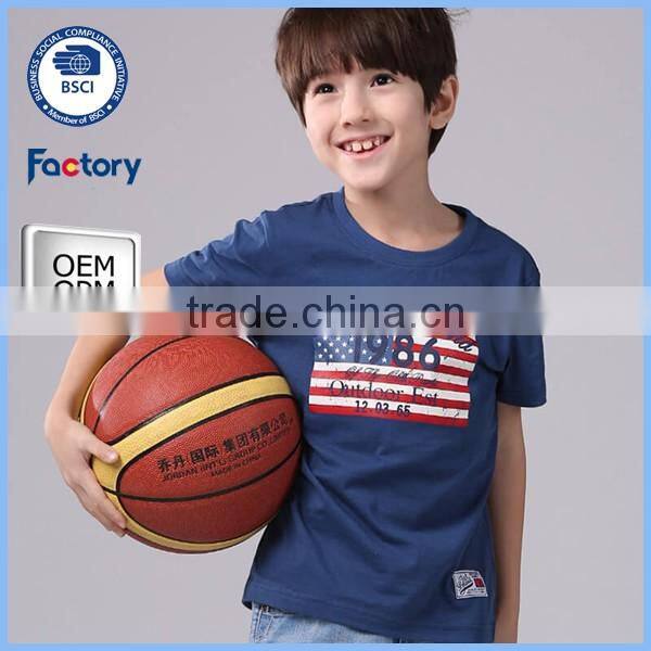 Hot sale child clothes boys t-shirts, custom children's t-shirts, high quality children's boys t-shirts