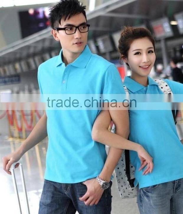 high quality cheap customized unisex's polo T-shirt