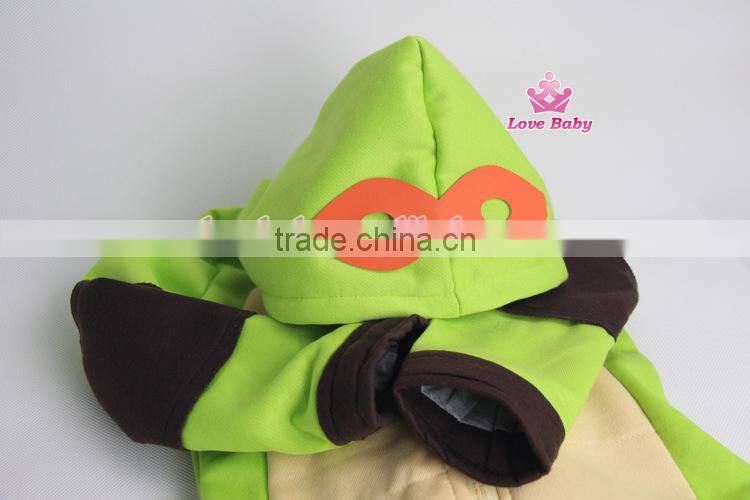 In stock boys Mutant Ninja Turtles new arrival high quality children coat with hoodies LBF2015121502