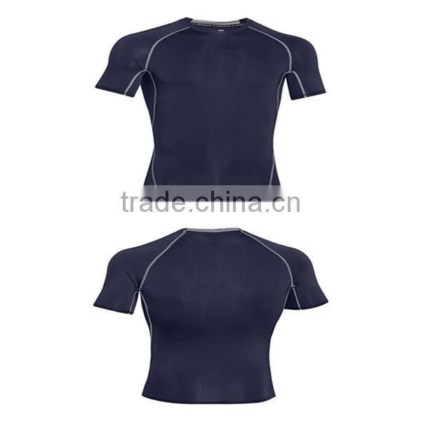 Suntex 100% Polyester Running Custom Jersey Men Compression Clothes Sports Singlet