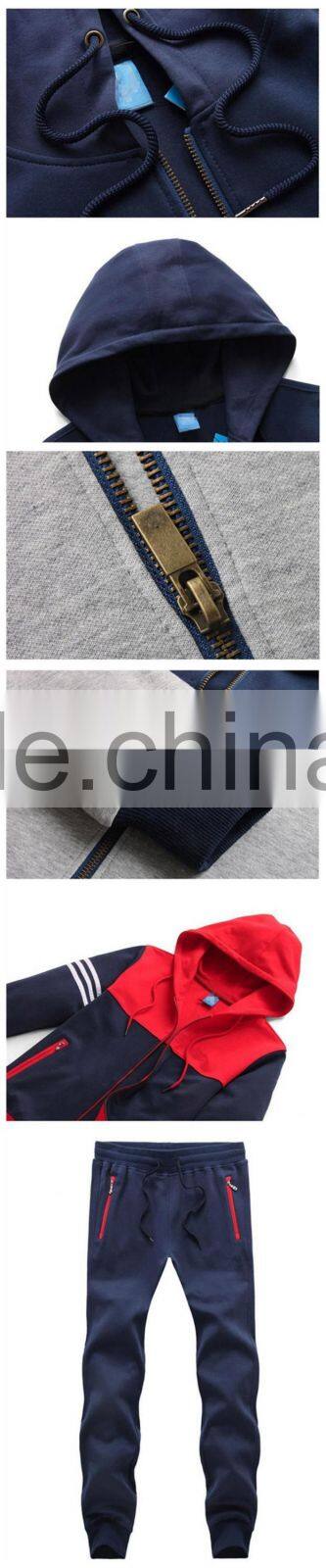 New design mens high quality sport sweat track suit