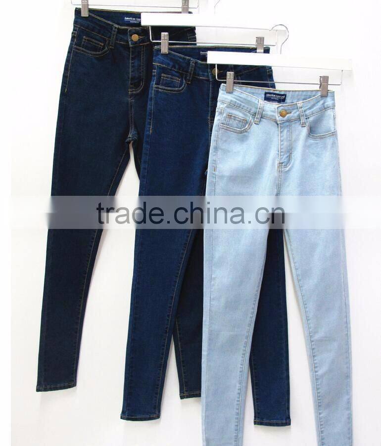 Ruawaylover New Style Ladies 2017 Fashion High Waisted Denim Jeans