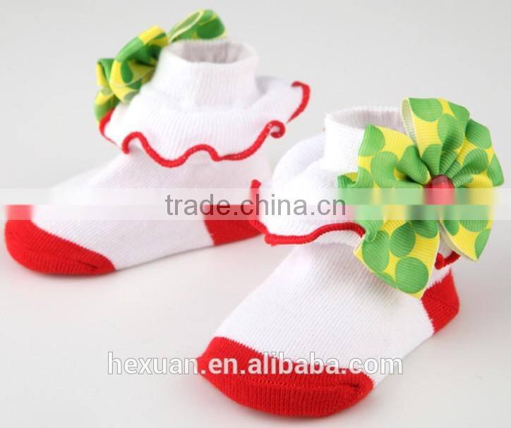 18 designs are in stocked, socks ; 3D carton socks for lovely baby , Newborn Baby Kids Girl Anti-slip Lace Floral Socks