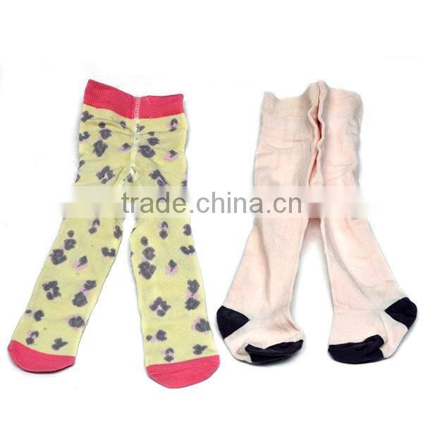 New fashion baby cotton tights, cute design baby colorful tights