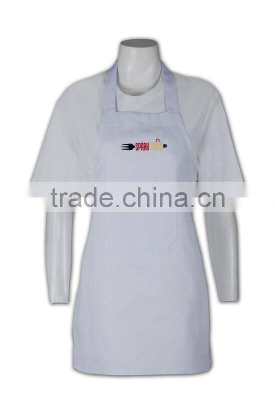 Wholesale Promotional Factory Price customized Polyester Mixed where to buy white apron