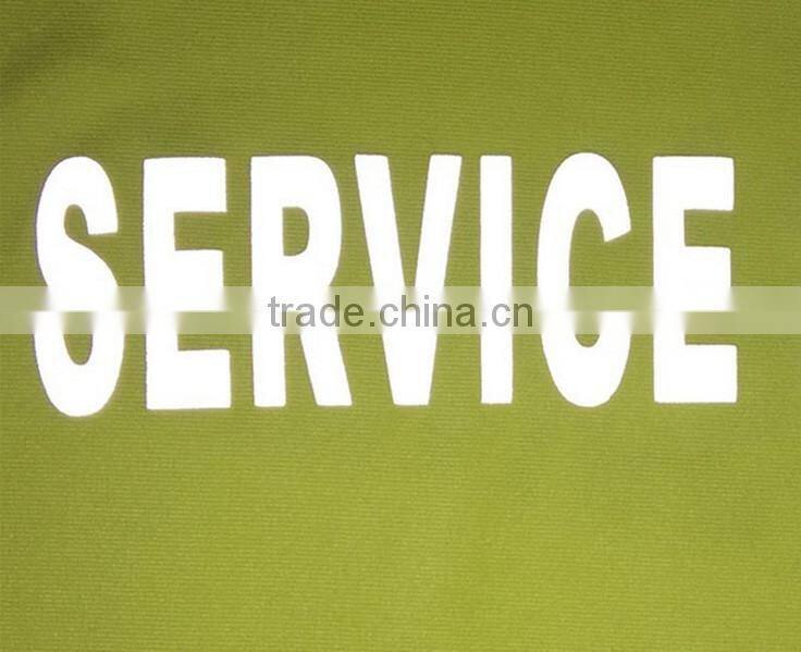 relfective letters be heated transfer on T-shirt or polo shirts