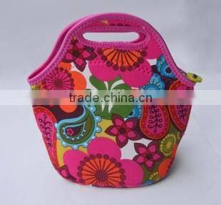 GR-W0118 full printing neoprene lunch bag for office