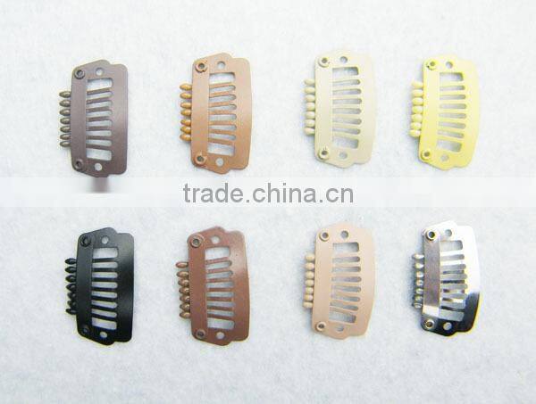 Factory Price Cheap Stainless Steel Wig Clips,Different Sizes Metal Hair Clip For Hair Extension